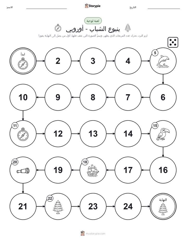 لعبة لف و تحرك