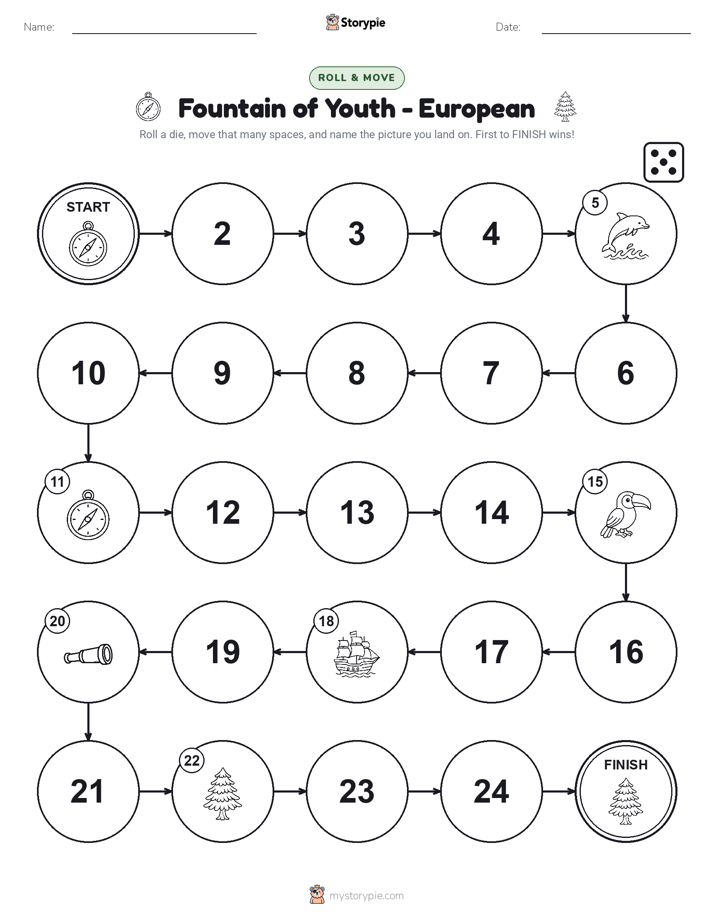 Roll & Move Game