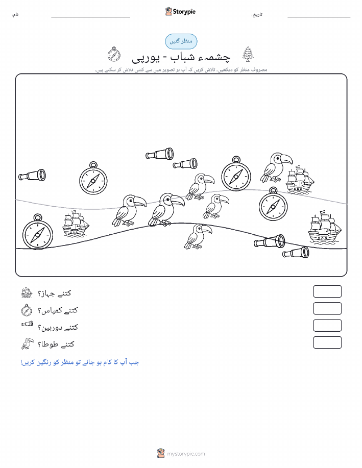 گنتی کا منظر