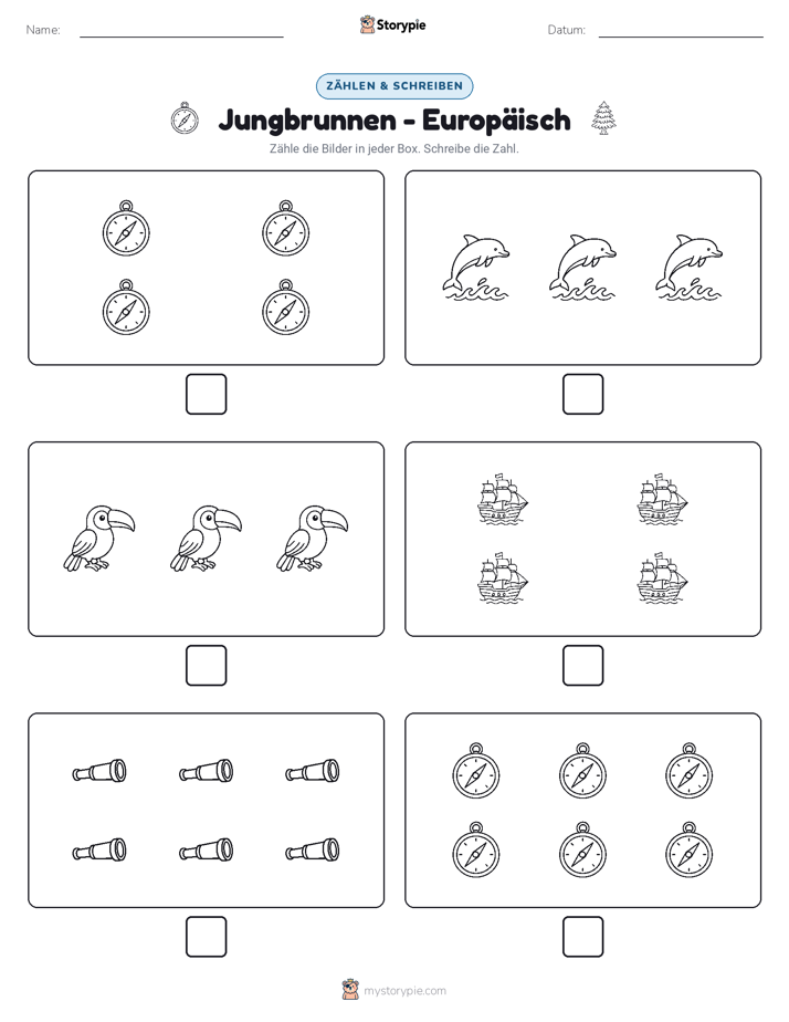 Zählen & Schreiben