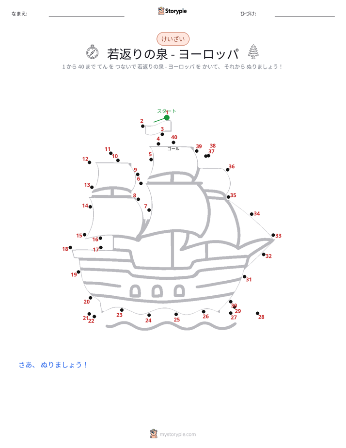 点つなぎ