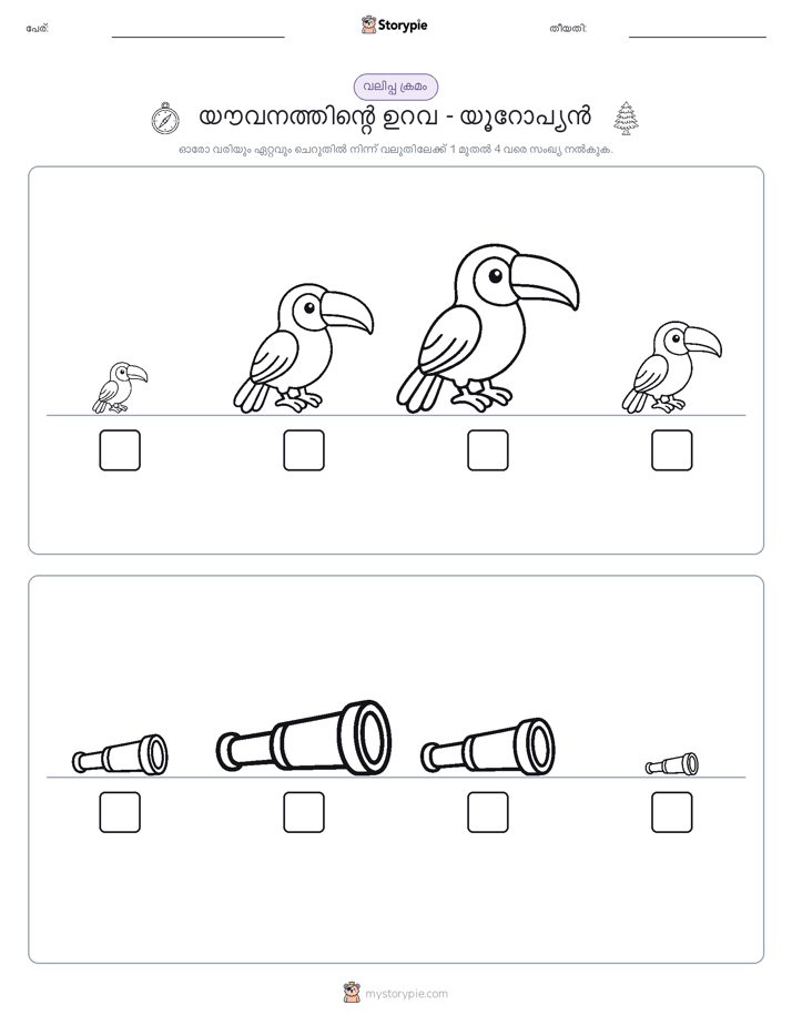 വലുപ്പം ക്രമം