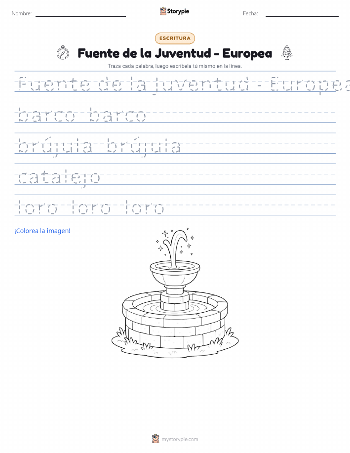 Práctica de Escritura