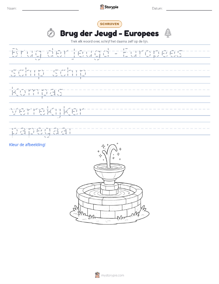 Schrijf Oefening