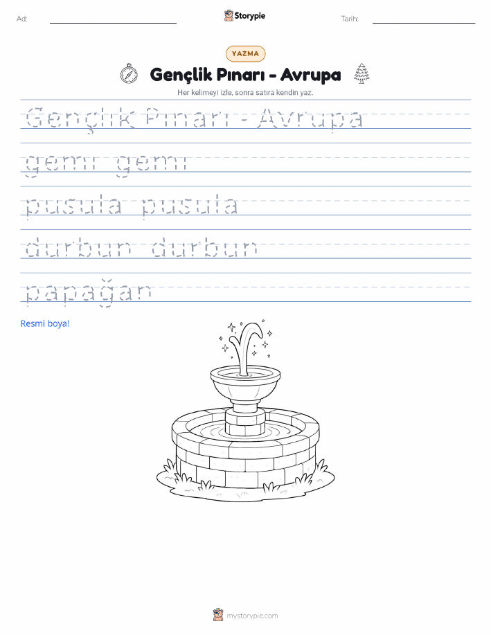 Yazma Pratiği