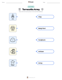 Terracotta Army printable worksheet preview