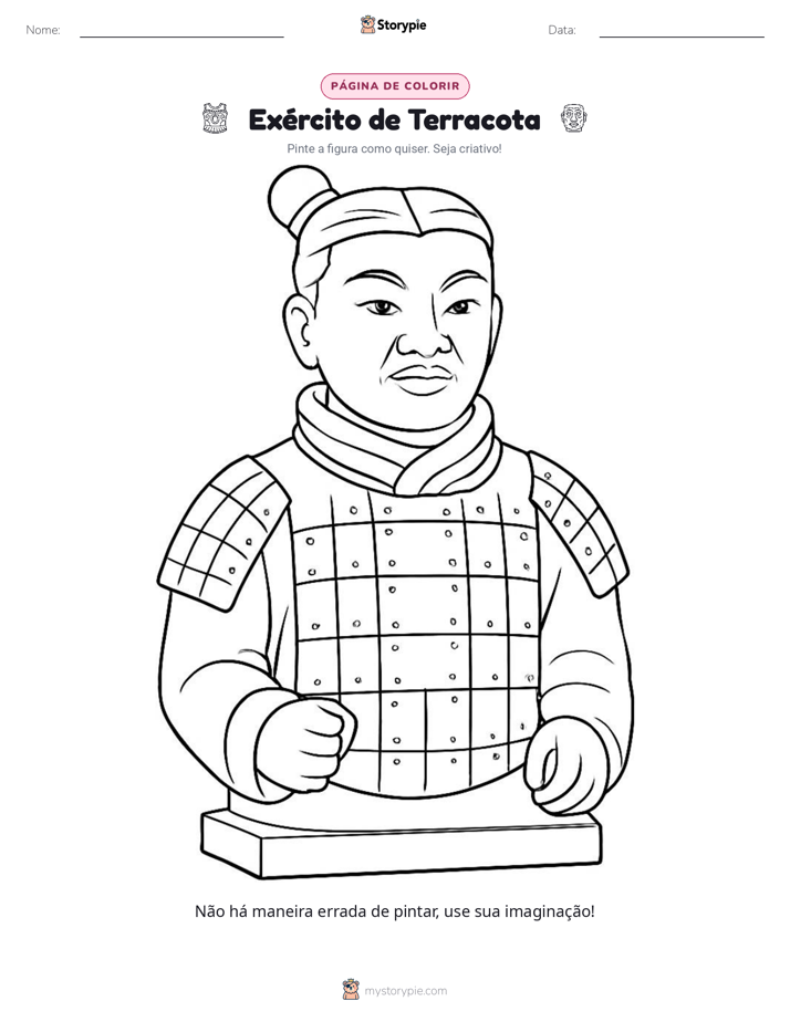 Página para colorir