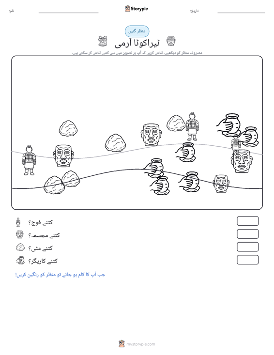 گنتی کا منظر