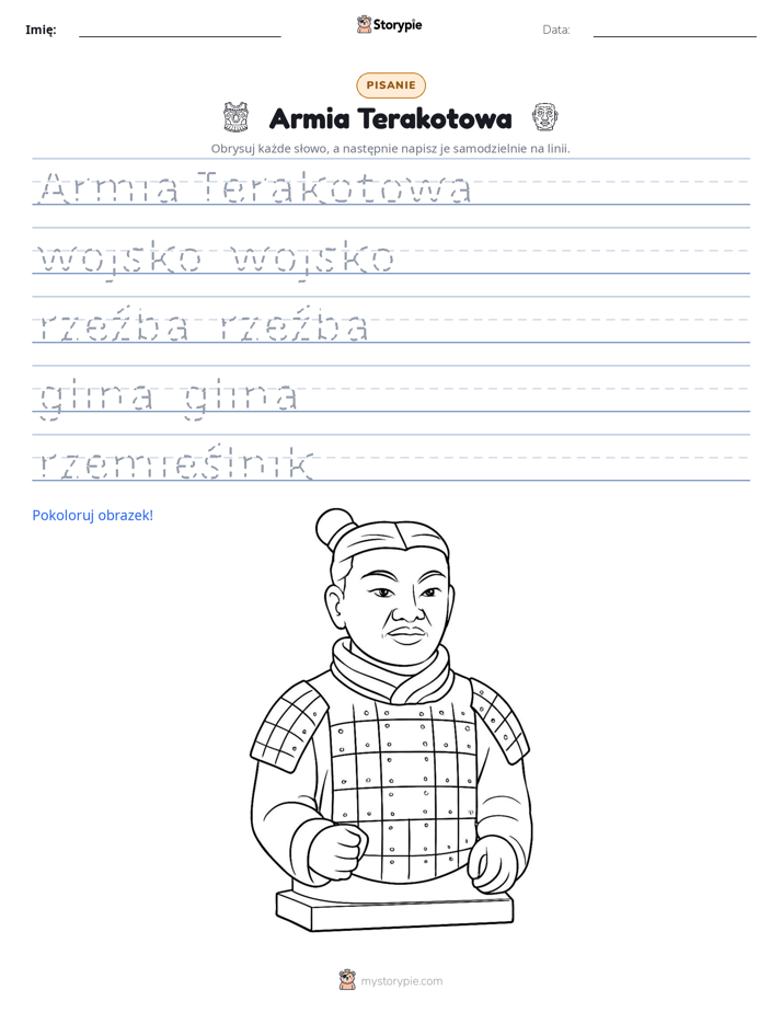 Ćwiczenie Pisania