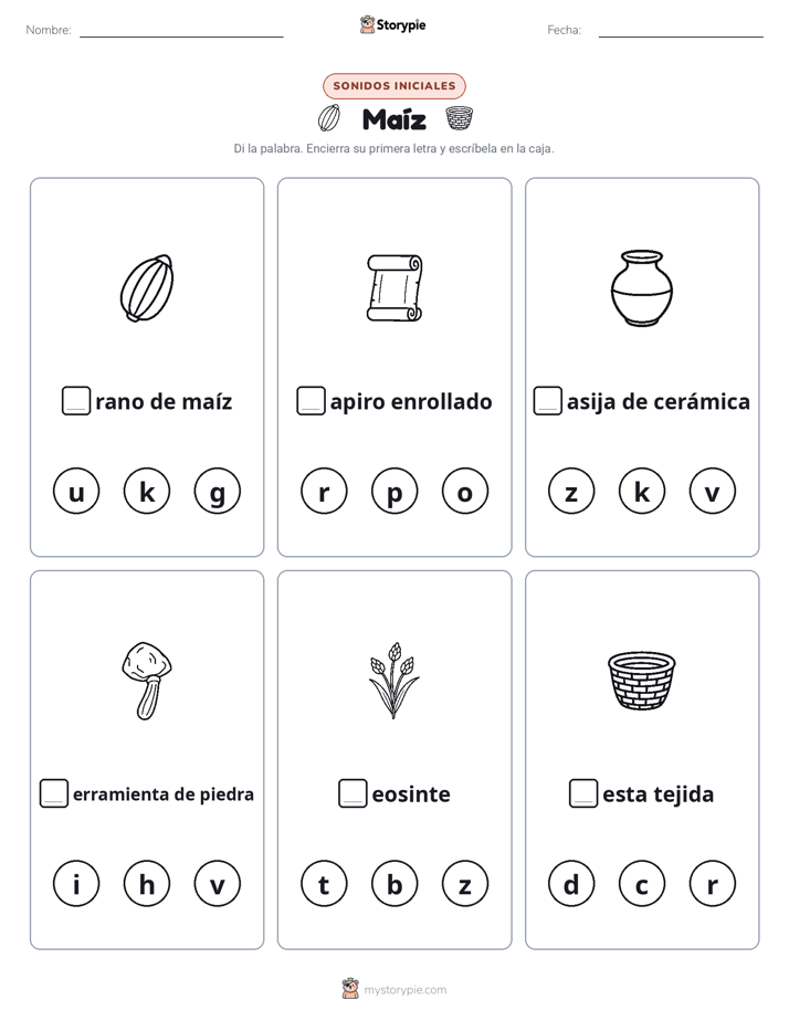 Sonidos Iniciales