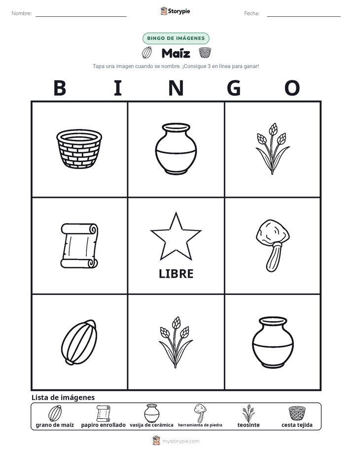 Bingo de Imágenes