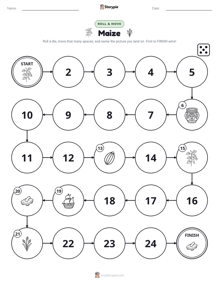 Roll & Move Game
