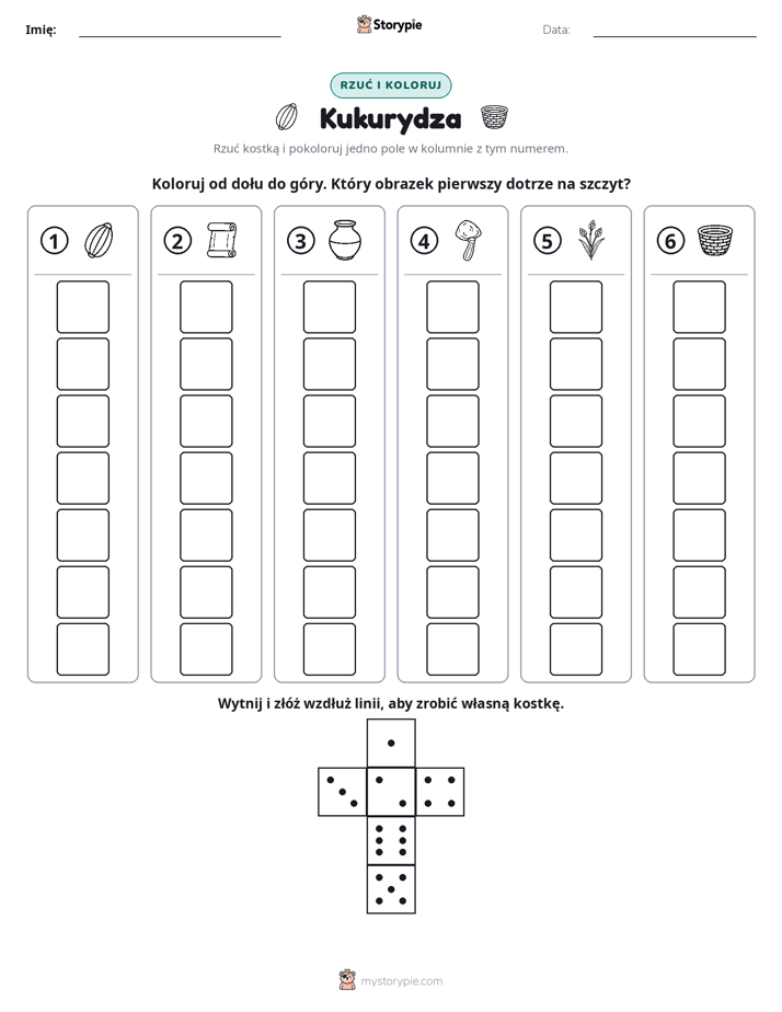 Rzuć i koloruj
