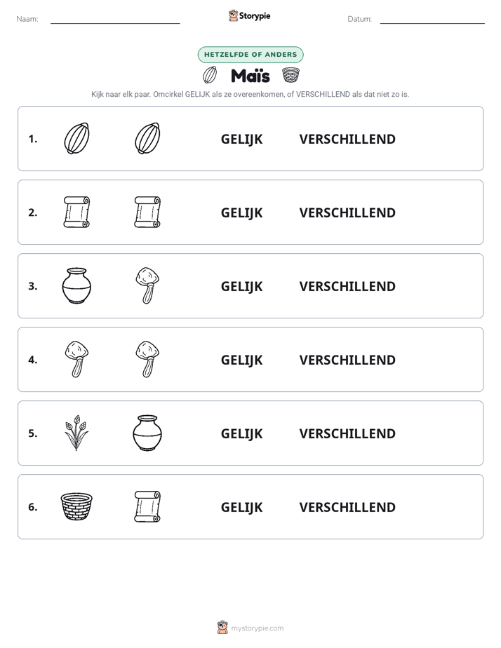 Zelfde of Verschillend