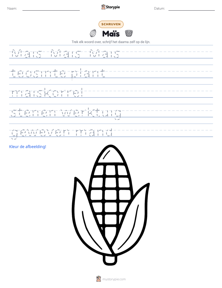 Schrijf Oefening