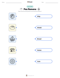 Pax Romana printable worksheet for kids