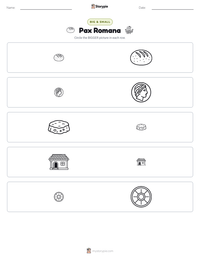 Pax Romana printable worksheet preview