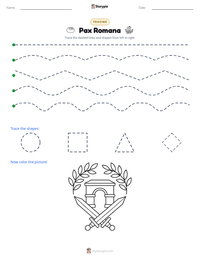 Pax Romana printable worksheet preview