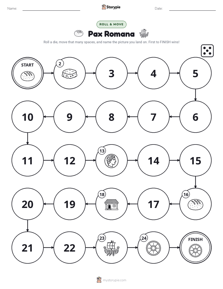 Roll & Move Game