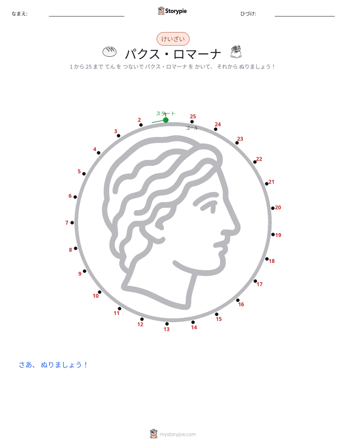 点つなぎ
