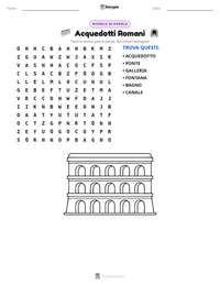 Anteprima della scheda stampabile di Acquedotti Romani