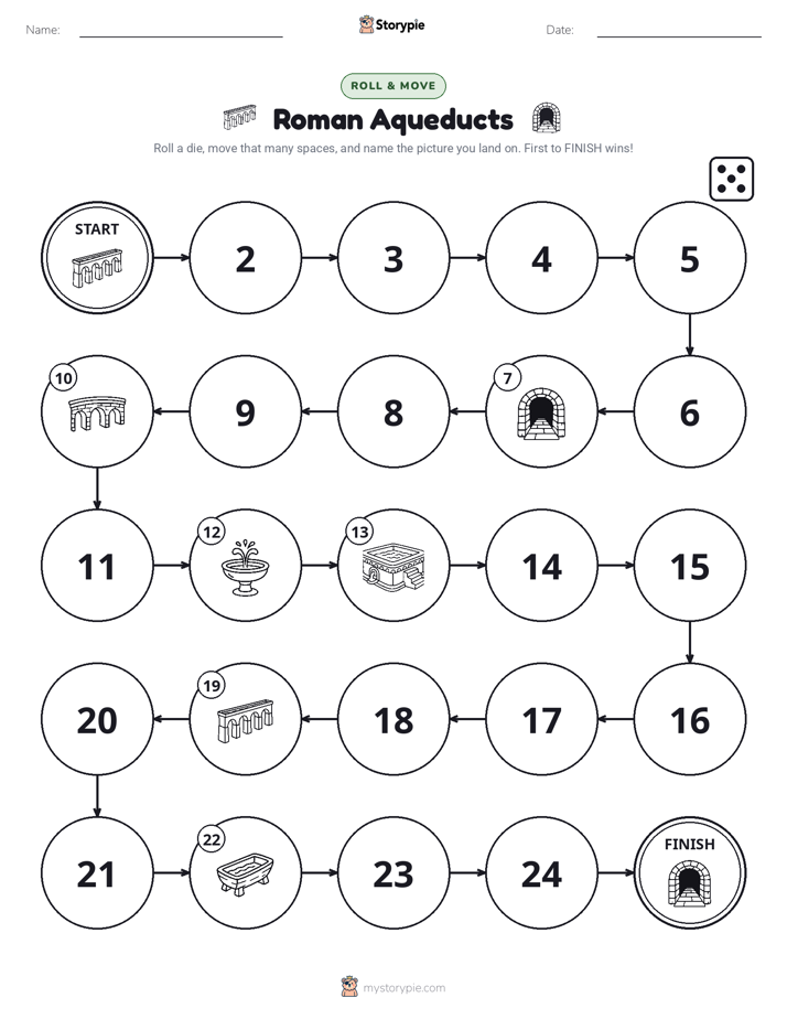Roll & Move Game