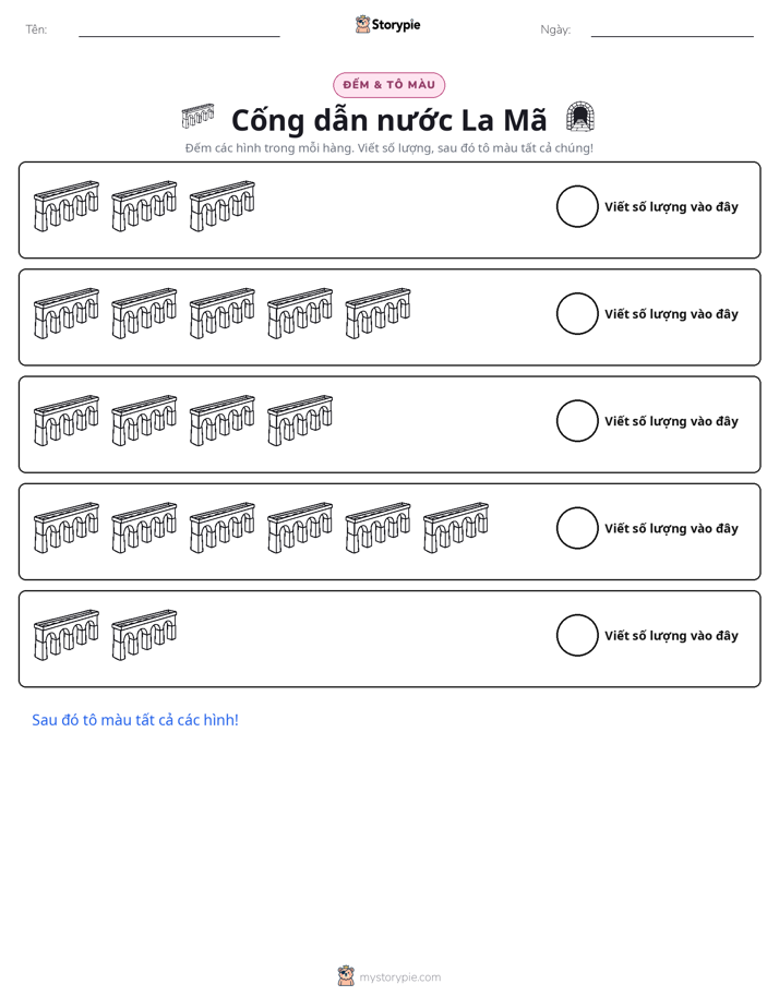 Đếm & Tô Màu