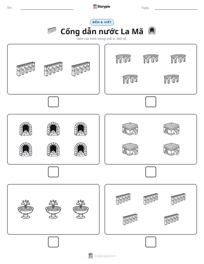 Đếm & Viết