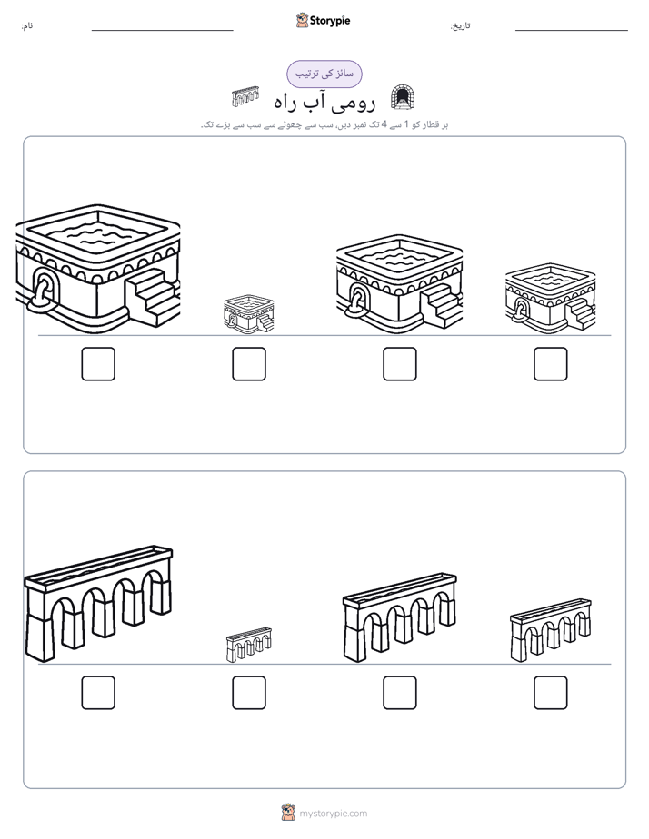 سائز کی ترتیب