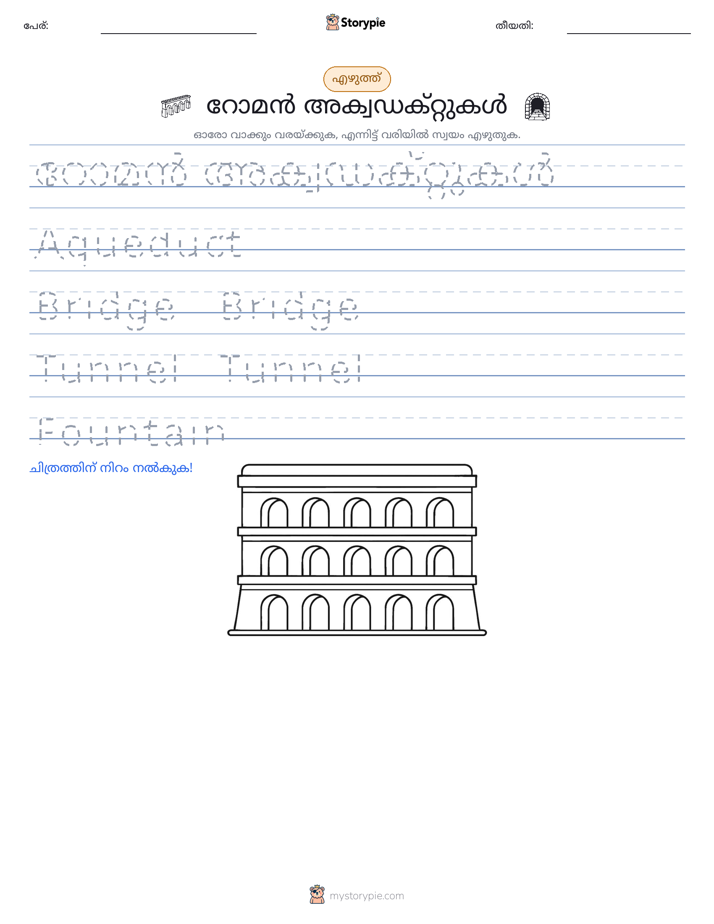 എഴുത്ത് പരിശീലനം