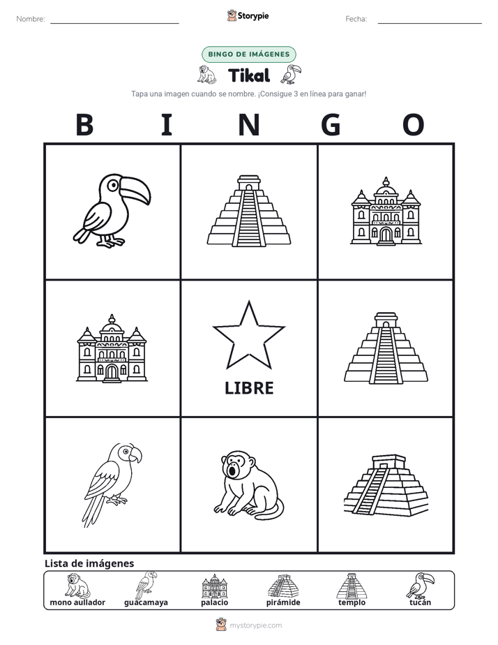 Bingo de Imágenes