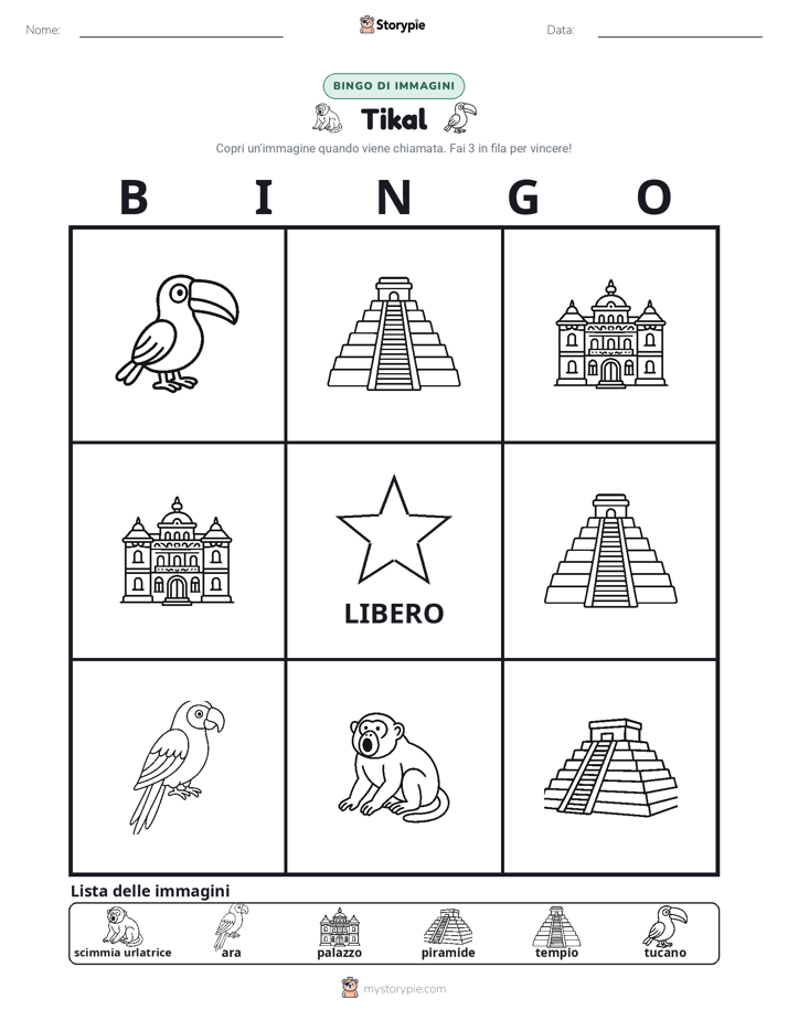 Bingo delle Immagini