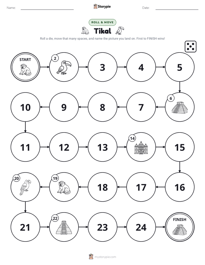 Roll & Move Game