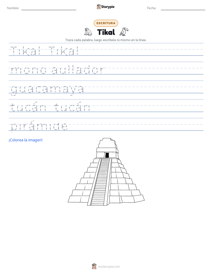Práctica de Escritura