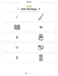 Xem trước tài liệu in sẵn Chữ viết Maya