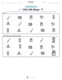 Xem trước tài liệu in sẵn Chữ viết Maya