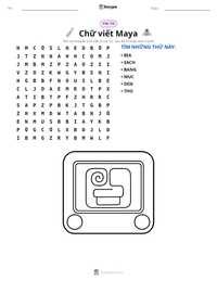 Xem trước tài liệu in sẵn Chữ viết Maya