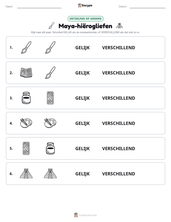 Zelfde of Verschillend