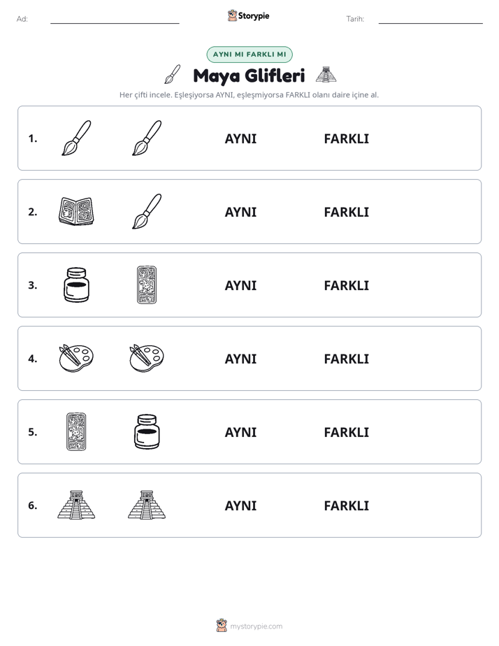 Aynı mı Farklı mı