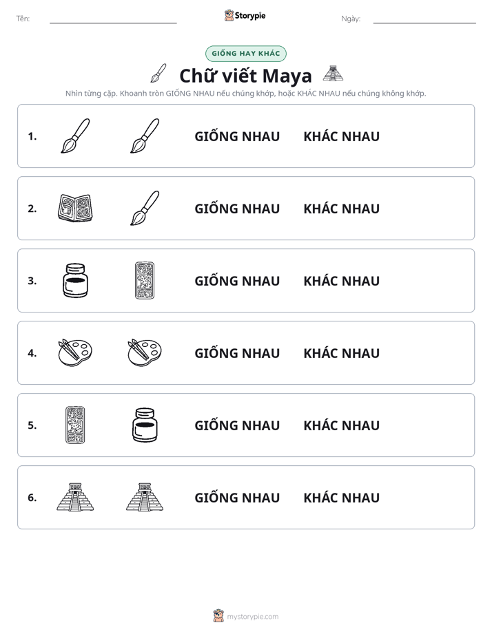 Giống Hay Khác