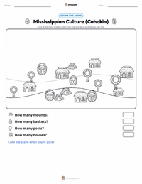 Mississippian Culture (Cahokia) printable worksheet preview
