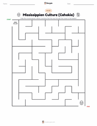 Mississippian Culture (Cahokia) printable worksheet preview