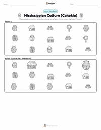 Mississippian Culture (Cahokia) printable worksheet preview