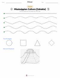 Mississippian Culture (Cahokia) printable worksheet preview