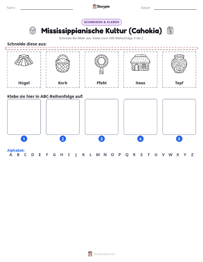 Schneiden & Einfügen Alphabet