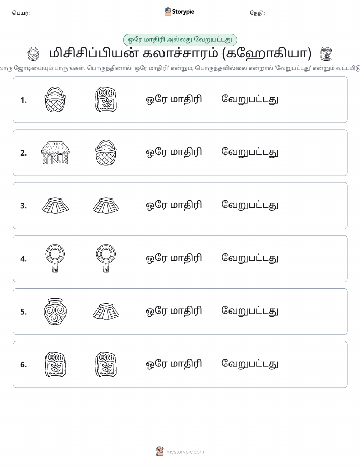 அதே அல்லது மாறுபட்டது