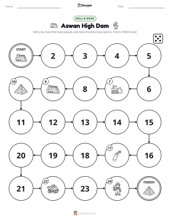 Roll & Move Game