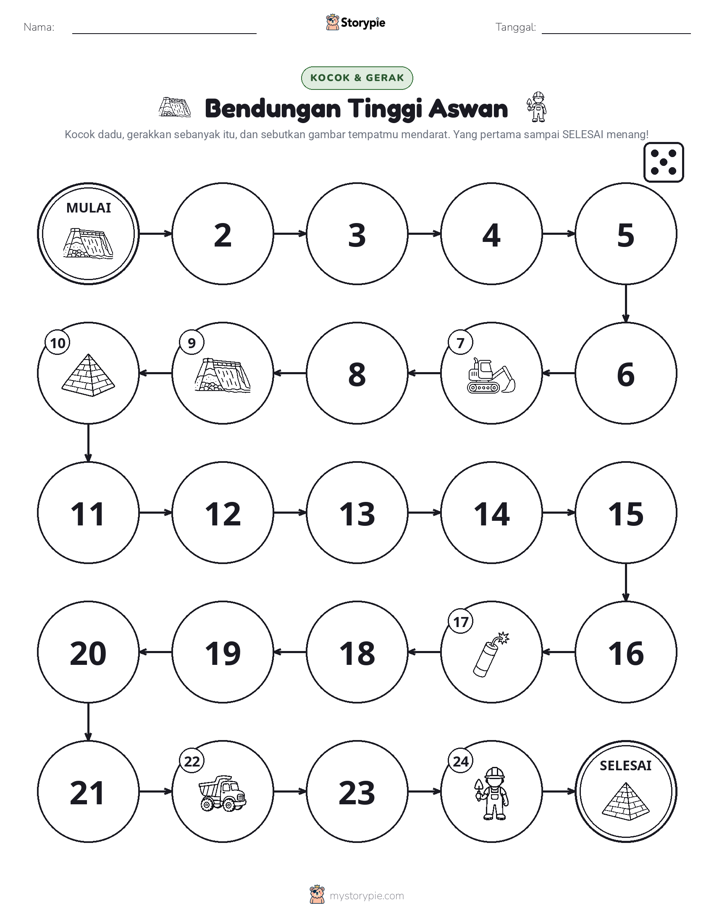 Permainan Gulung & Pindah