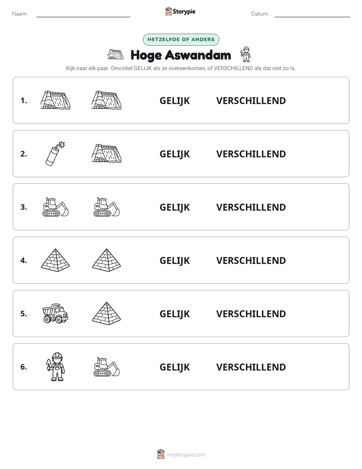 Zelfde of Verschillend