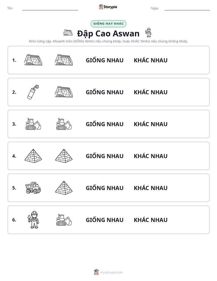 Giống Hay Khác
